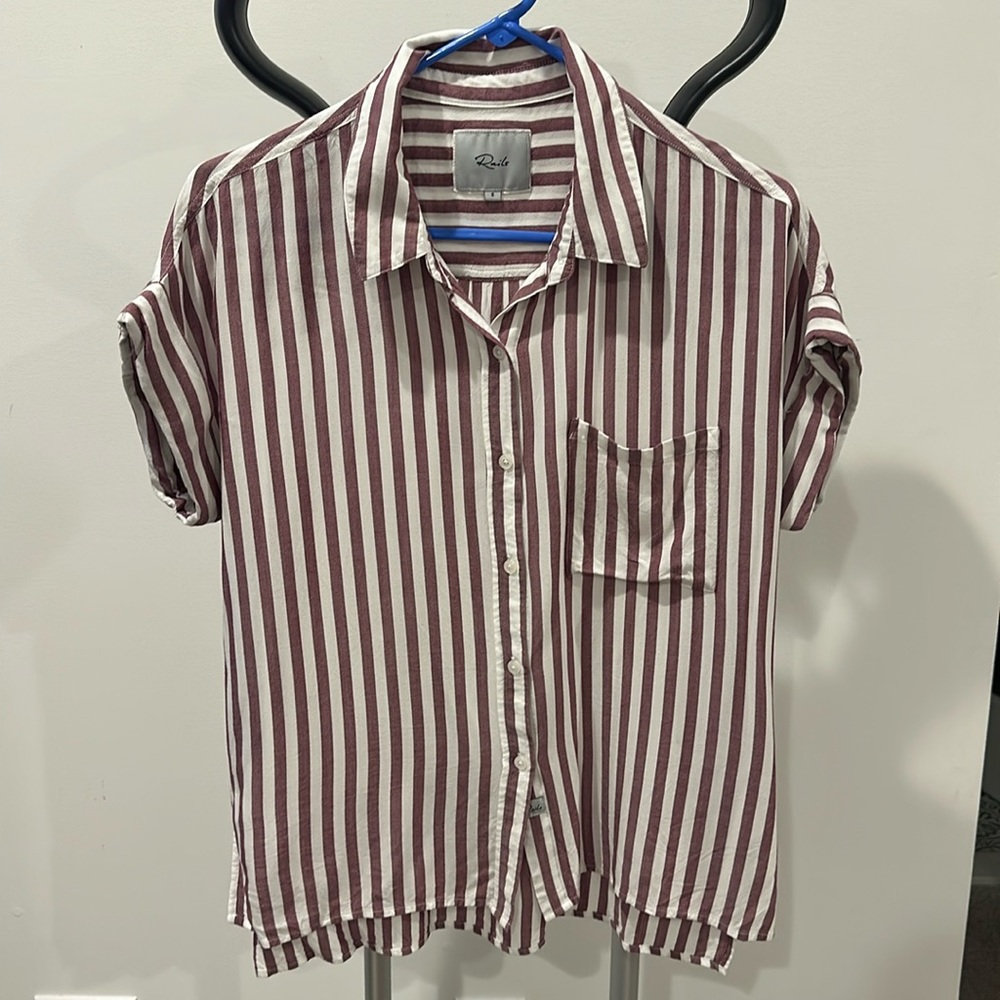 Rails short sleeve button down